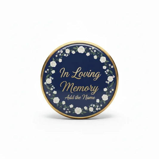 In Loving Memory Pinback 2.25-inch