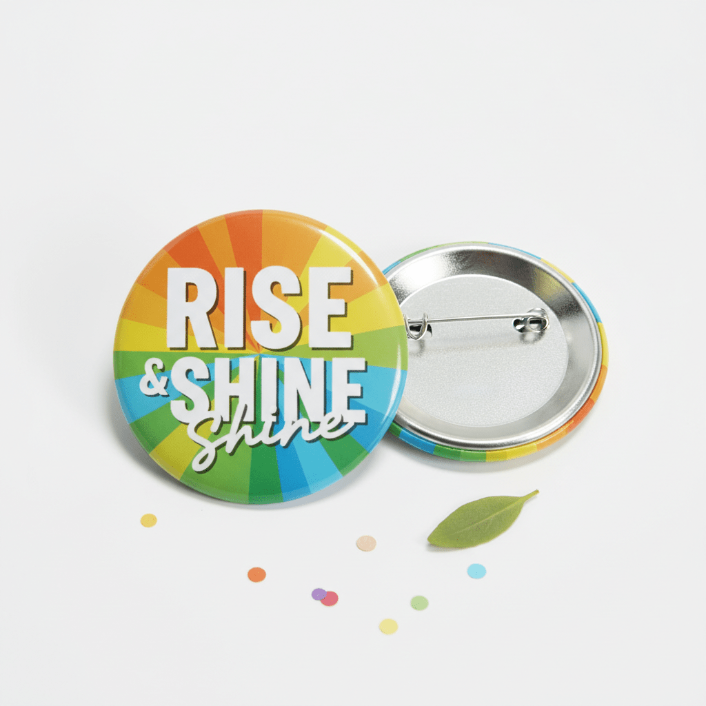 Inspirational Photo in a Hard Time Pinback 2.25-inch - My Pinbacks