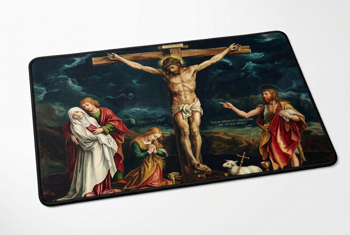 Crucifixion from the Isenheim Altarpiece Mousepad