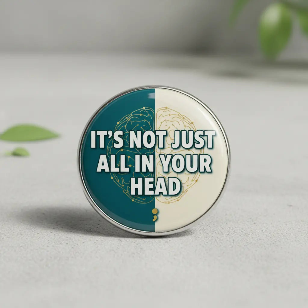 It's Not Just All in Your Head Pinback 2.25-inch
