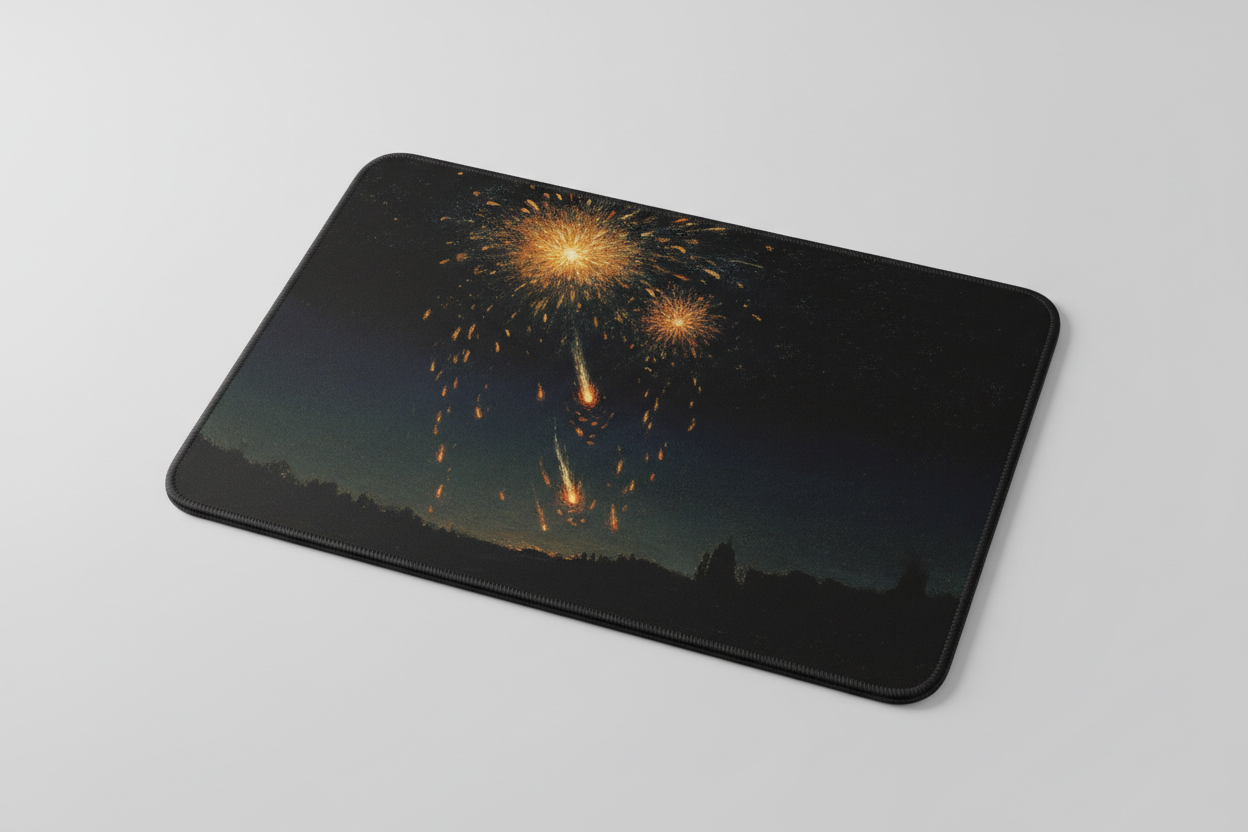 James McNeill Whistler Nocturne in Black and Gold The Falling Rocket Mousepad