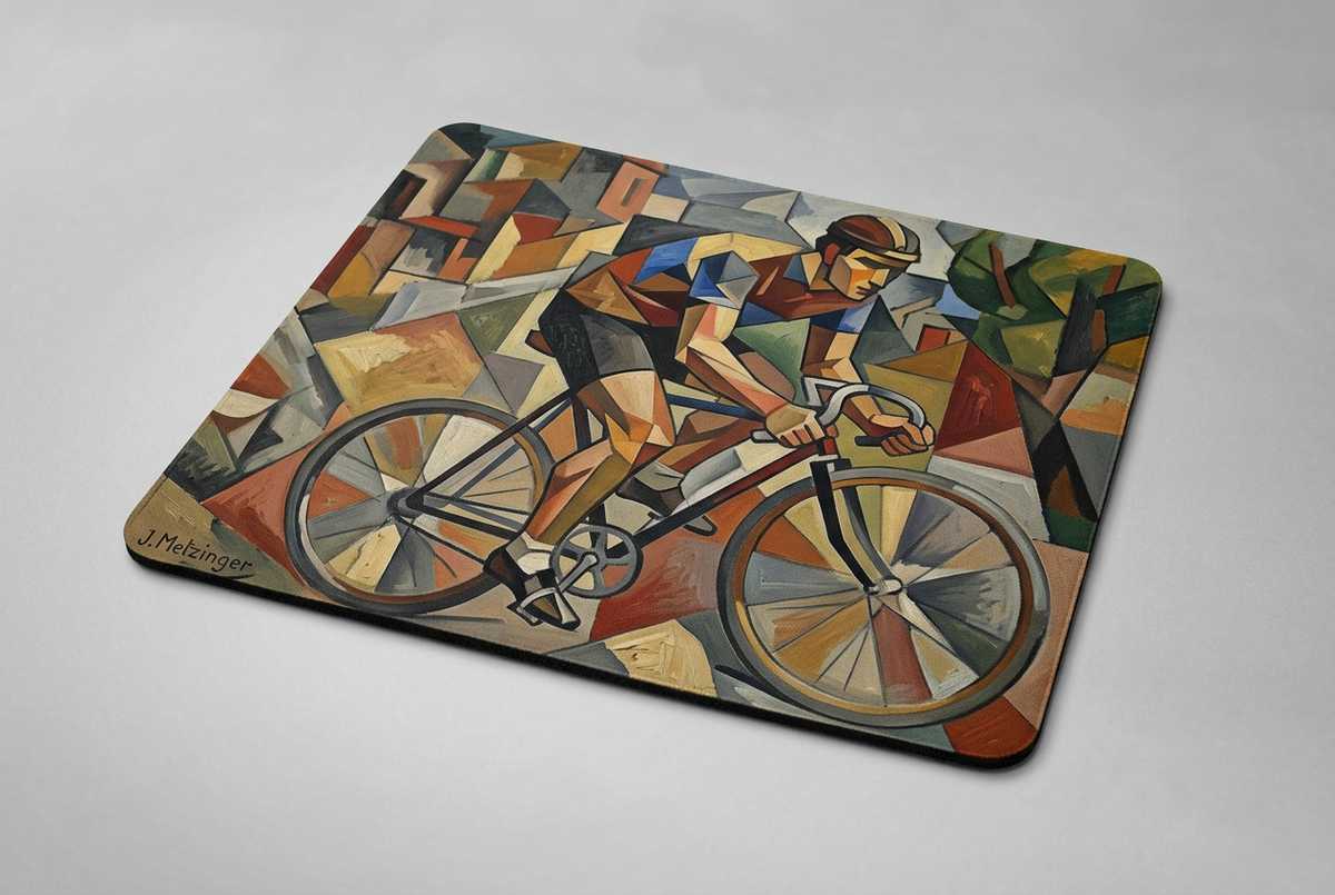 Jean Metzinger The Racing Cyclist Mousepad