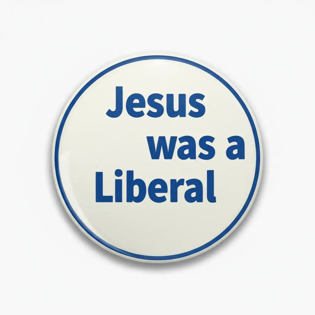 Jesus was a Liberal Pinback 2.25-inch - My Pinbacks