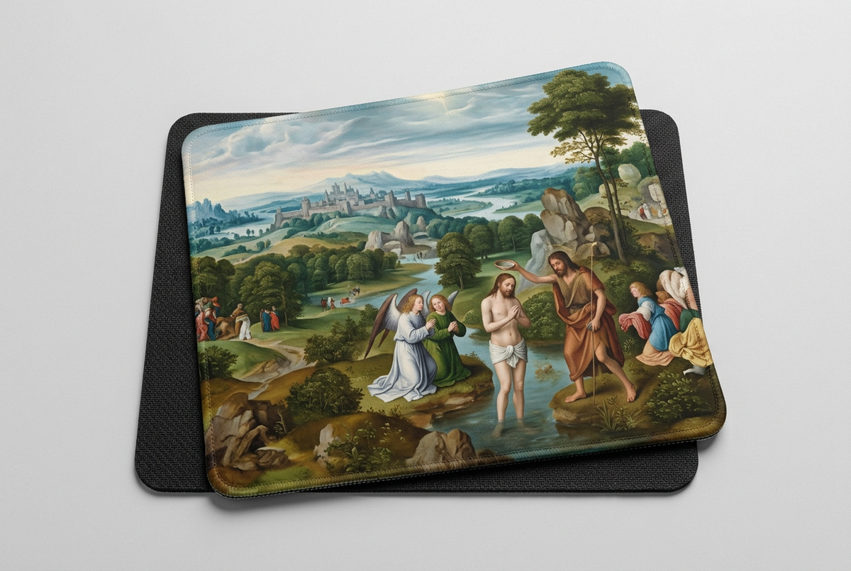 Joachim Patinir The Baptism of Christ Mousepad
