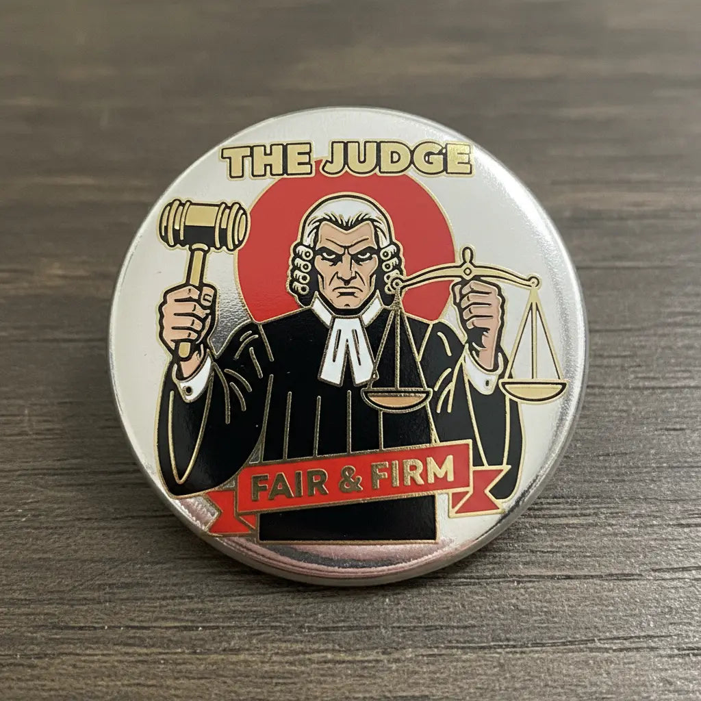 Judge Pinback 2.25-inch
