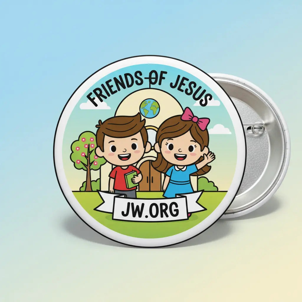JW ORG Sunday School Pinback 2.25-inch - My Pinbacks