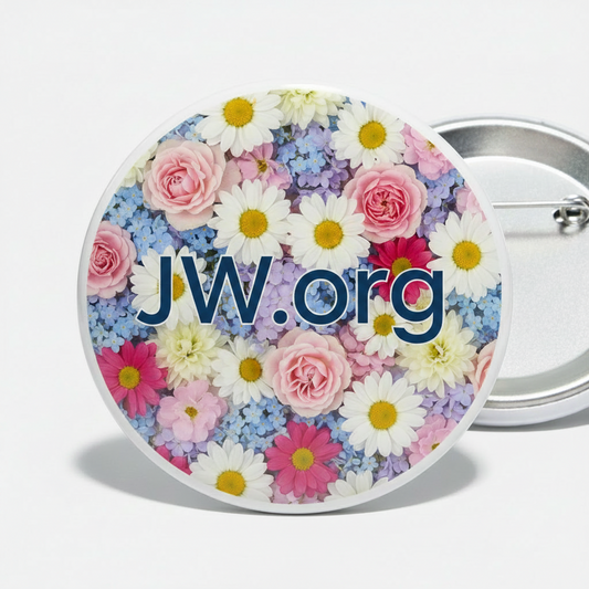 48 Pcs JW.org Jehovah's Witnesses Pinback 2.25-inch