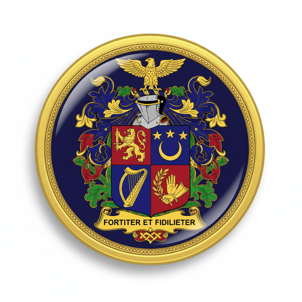 Kane Family Crest Coat of Arms Magnet 3-inch