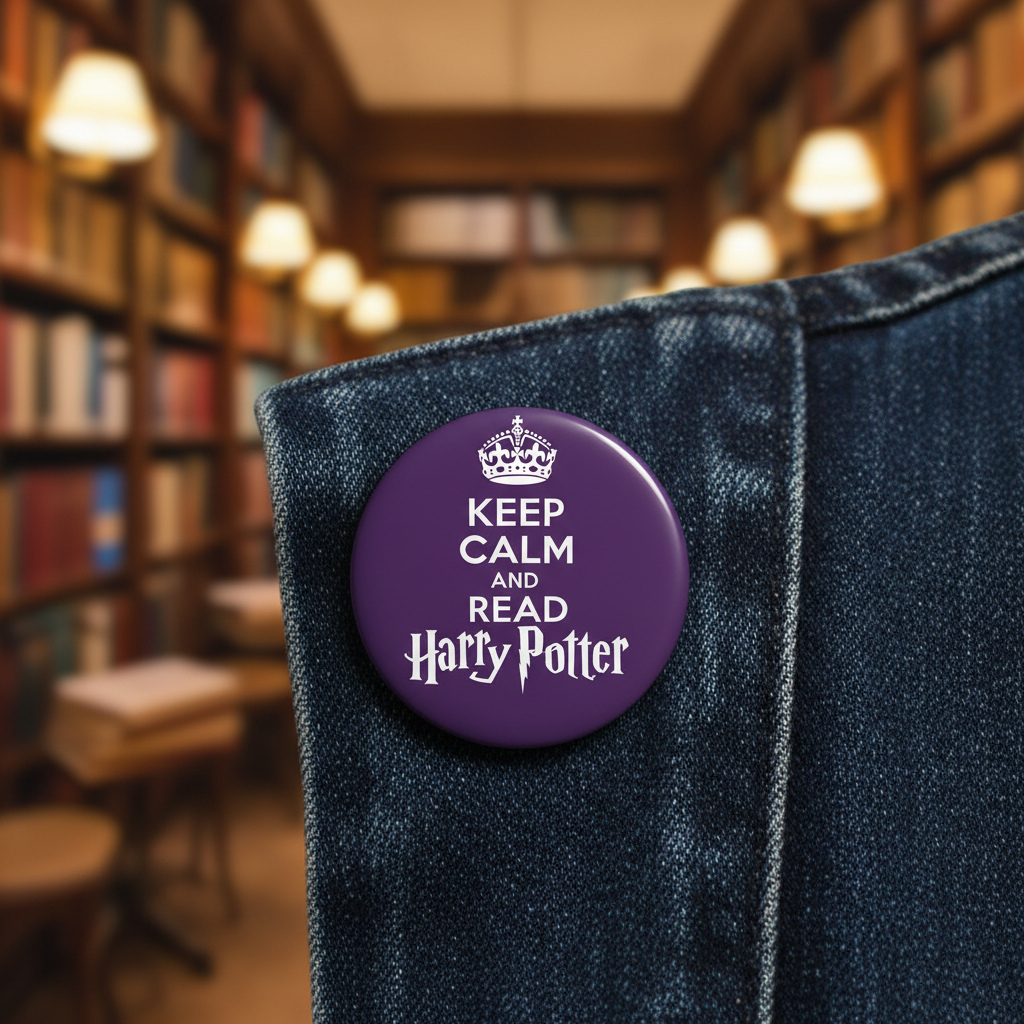 Keep Calm and Read Harry Potter Pinback 2.25-inch