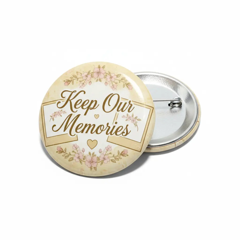 Keep our Memories Pinback 2.25-inch