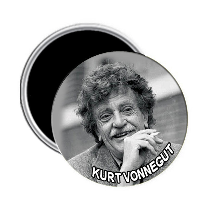 Imán de Kurt Vonnegut de 2,25"