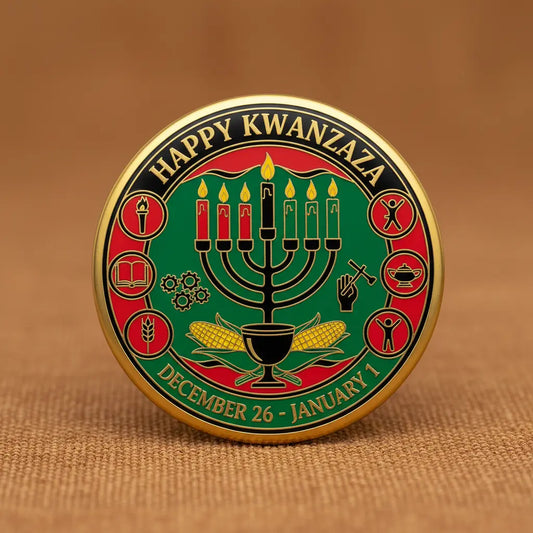 Kwanzaa (December 26 - January 1) Pinback 2.25-inch