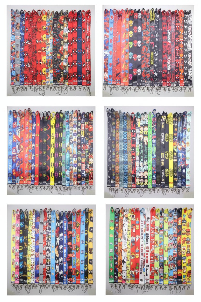 Lanyards Lot Assorted Resellers Closeout 100 Pcs - My Pinbacks