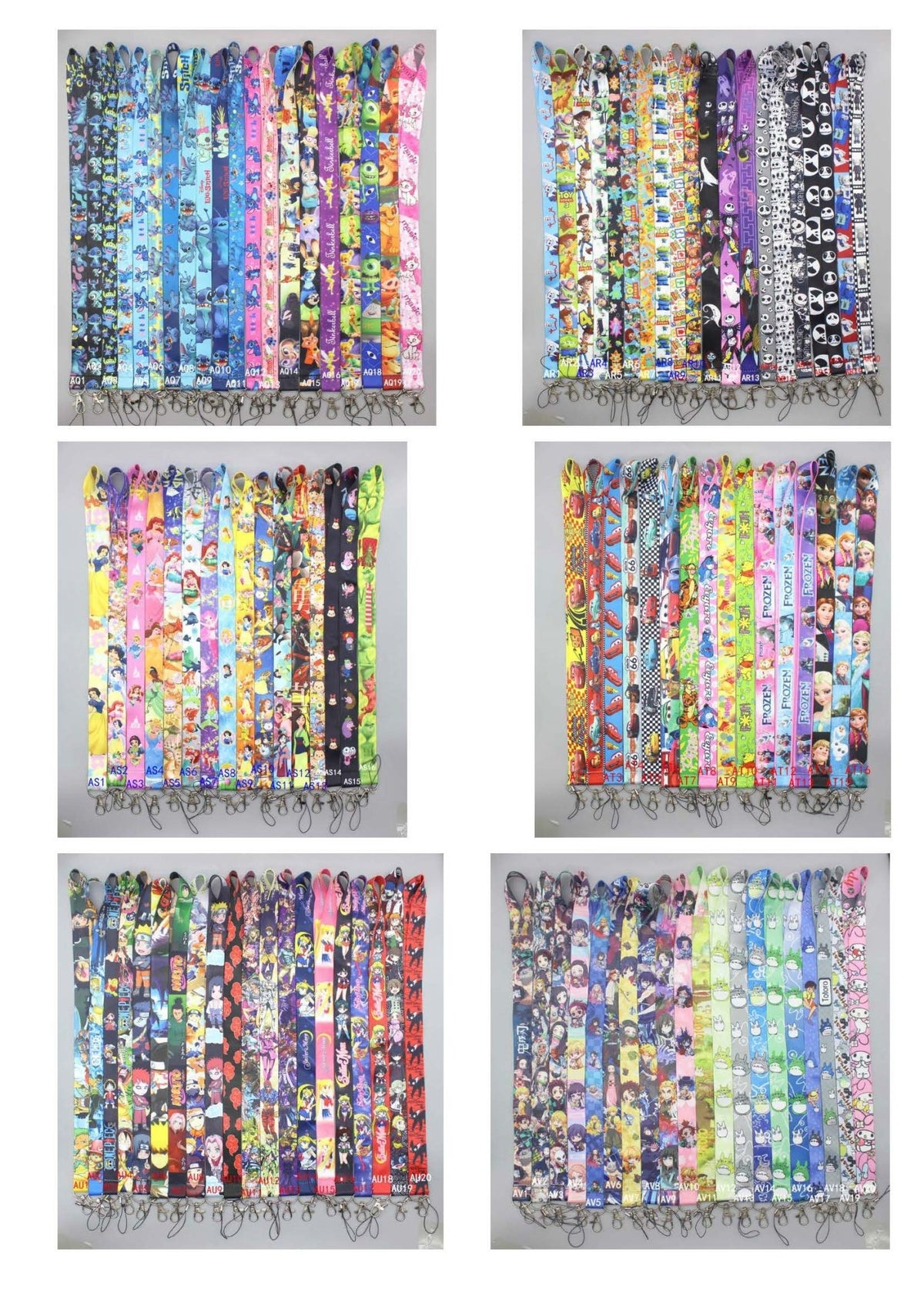 Lanyards Lot Assorted Resellers Closeout 100 Pcs - My Pinbacks