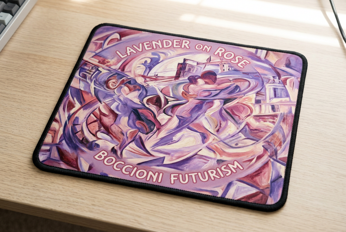 Lavender on Rose- Mousepad