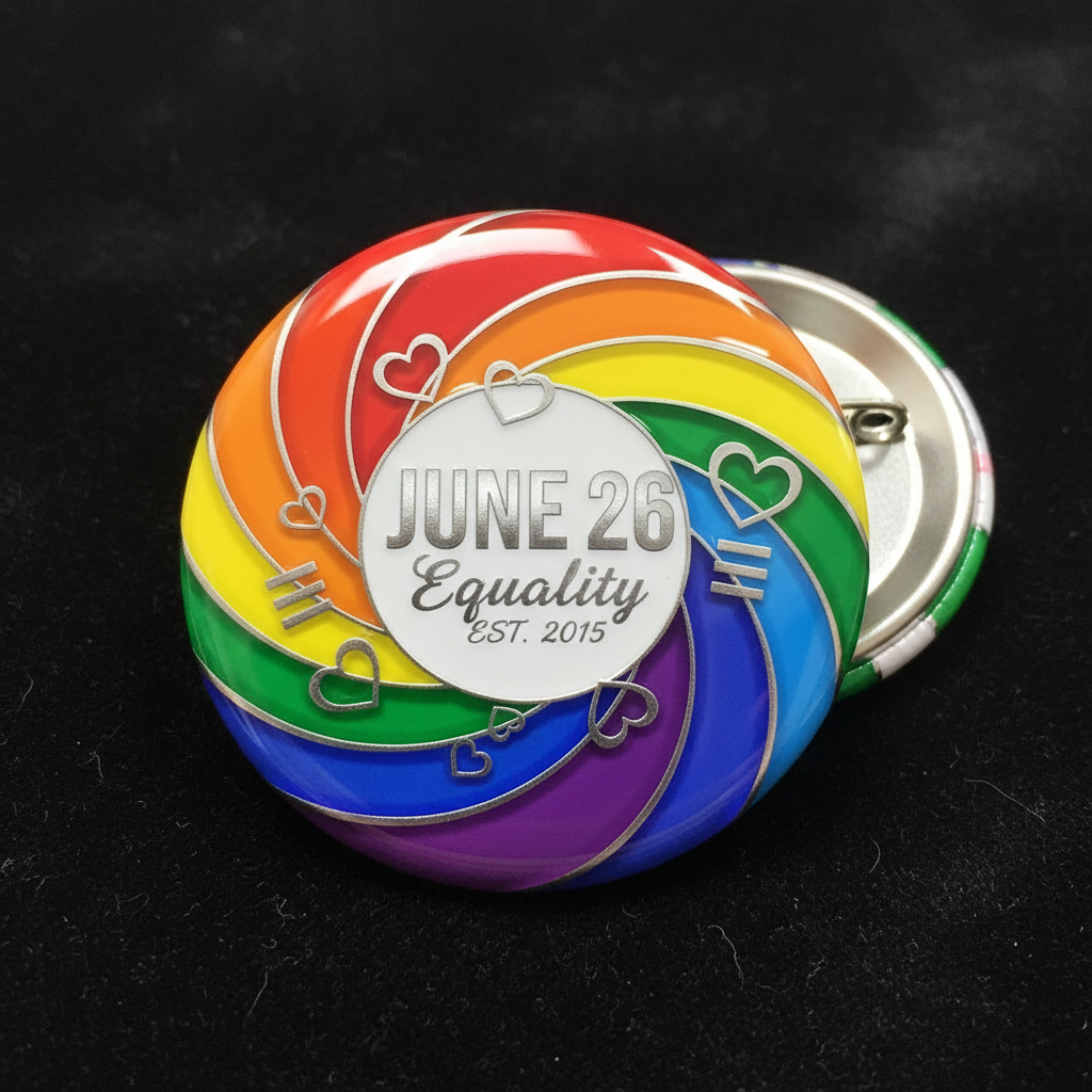 Legalization of Same-Sex Marriage (June 26) Pinback 2.25-inch