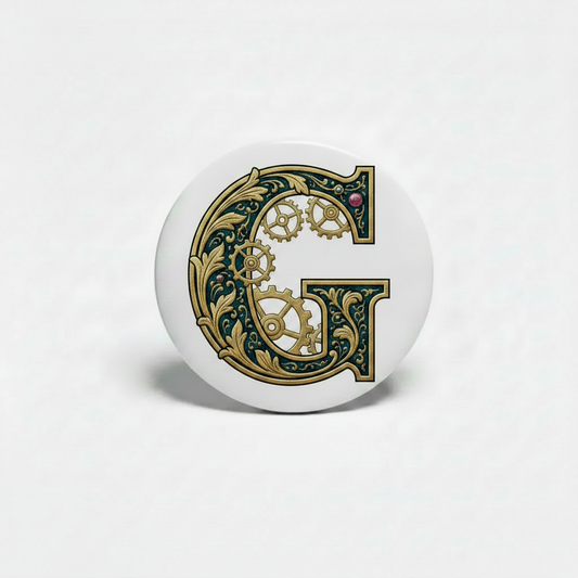 Letter G Retractable Badge Reels 1.45-inch