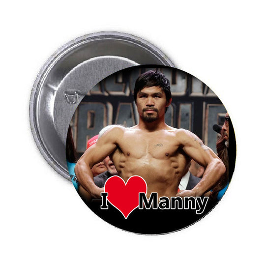 Pin de 1,25" con la frase "Amo a Manny"