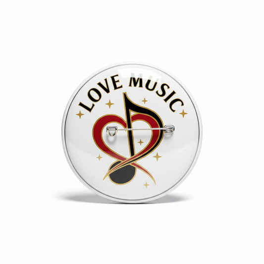 Love Music Pinback 2.25-inch