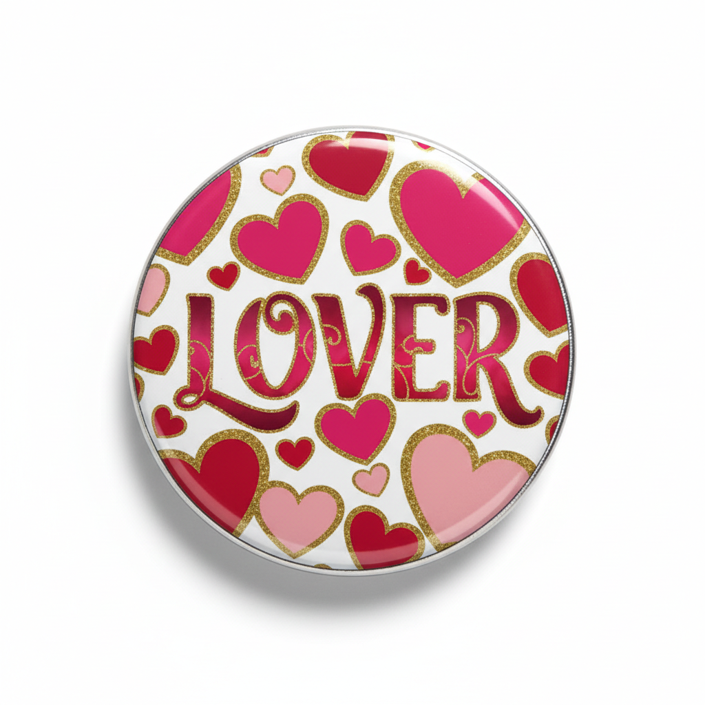 Lover Button Pinback 2.25-inch