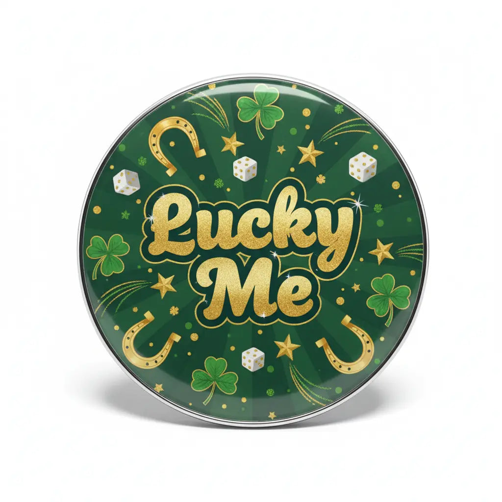 Lucky Me Pinback 2.25-inch