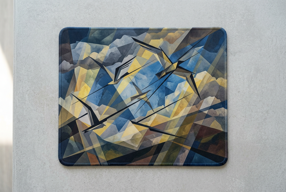 Lyonel Feininger Bird Cloud Mousepad