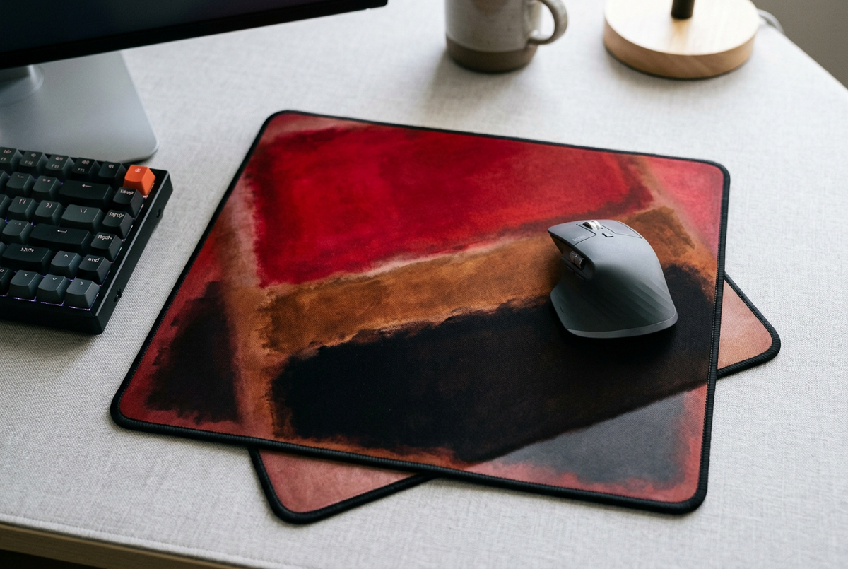 Mark Rothko Red, Brown and Black Mousepad