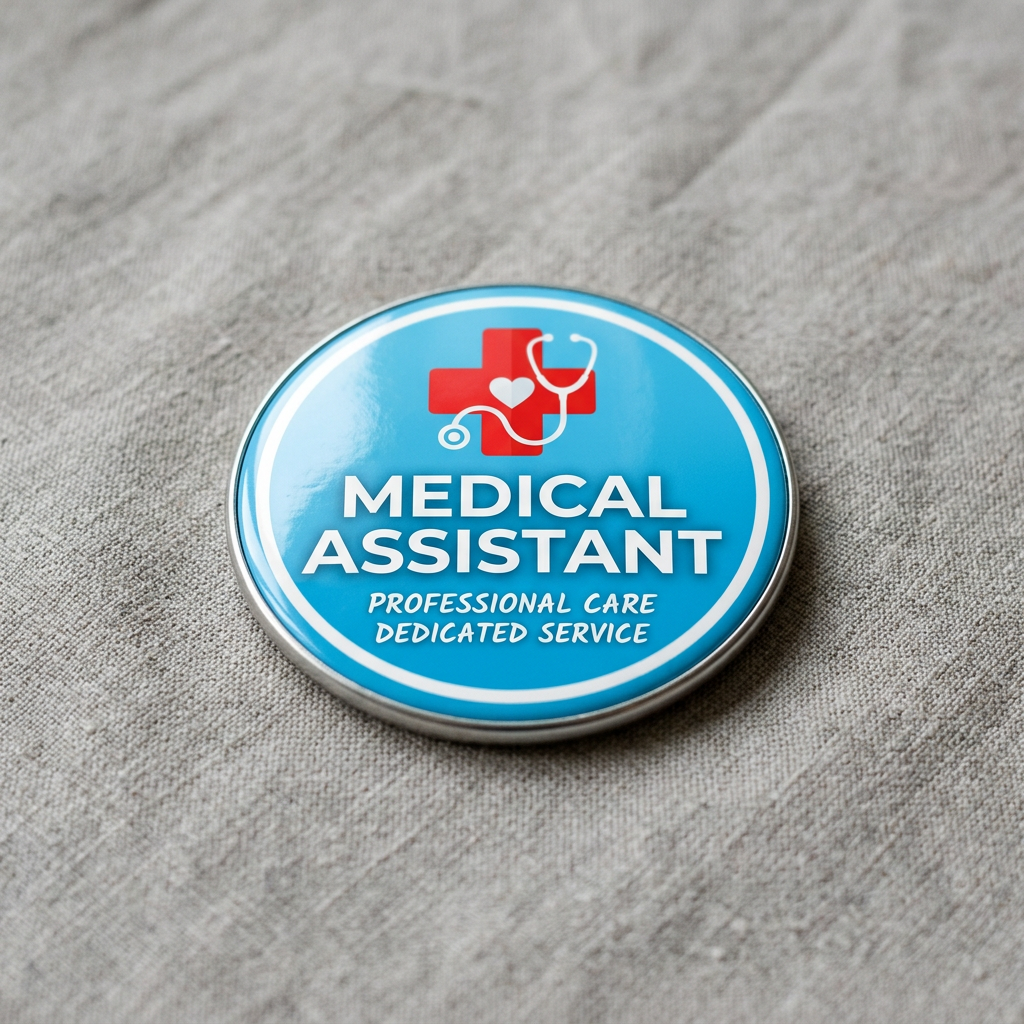 Medical Assistant Pin Button 2.25-inch