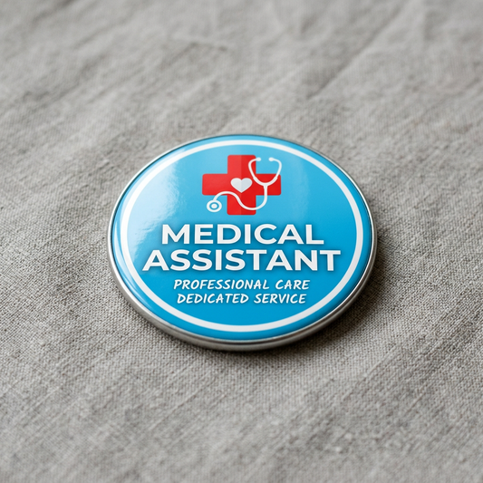 Medical Assistant Pin Button 2.25-inch