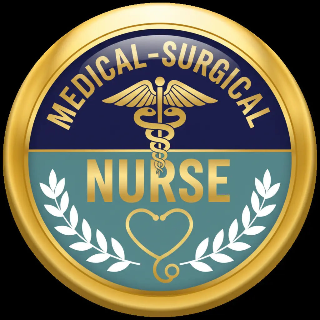 Medical-Surgical Nurse Pin Button 2.25-inch - mypinbacks.com