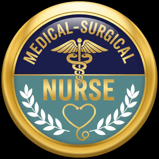 Medical-Surgical Nurse Pinback 2.25-inch - My Pinbacks