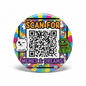 Meme QR code Pinback 2.25-inch