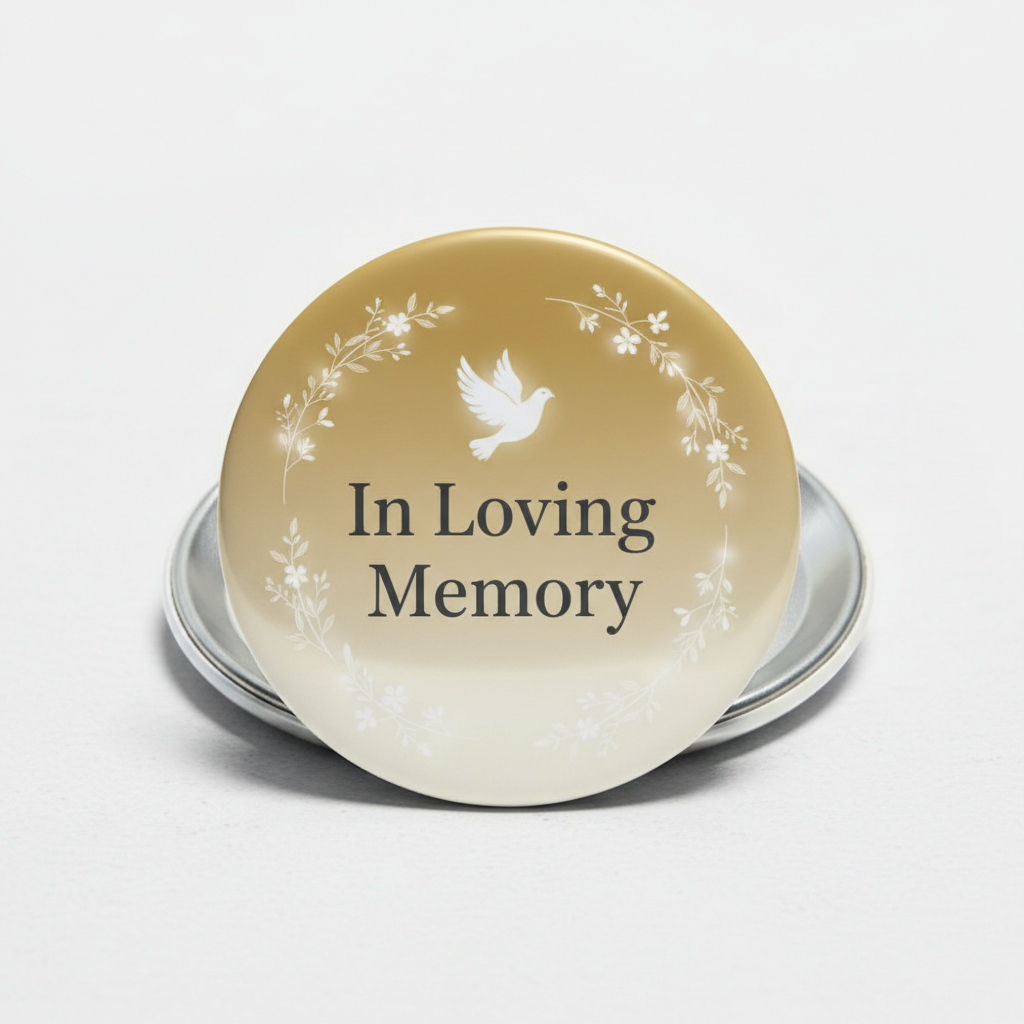 Memorials Honor a loved one Pinback 2.25-inch
