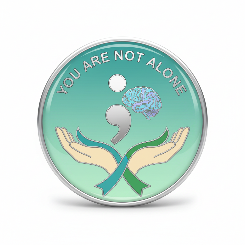 Mental Health Awareness Pinback 2.25-inch