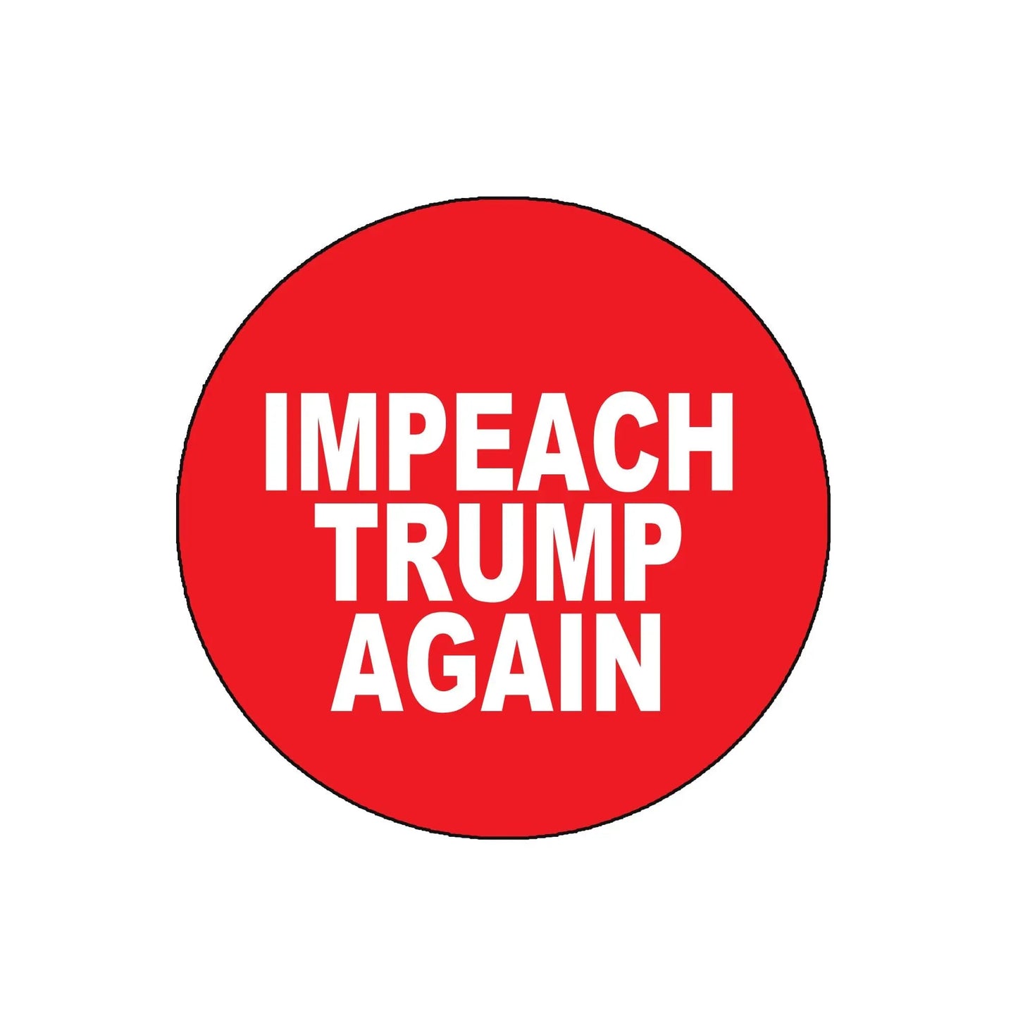 Mini 1.25-inch Impeach Trump Pinback 5 Pcs - My Pinbacks