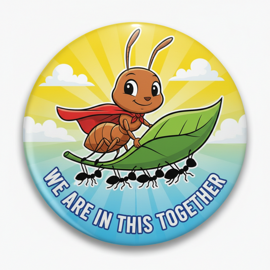 Motivational We are in this together Little Ant 2.25-inch