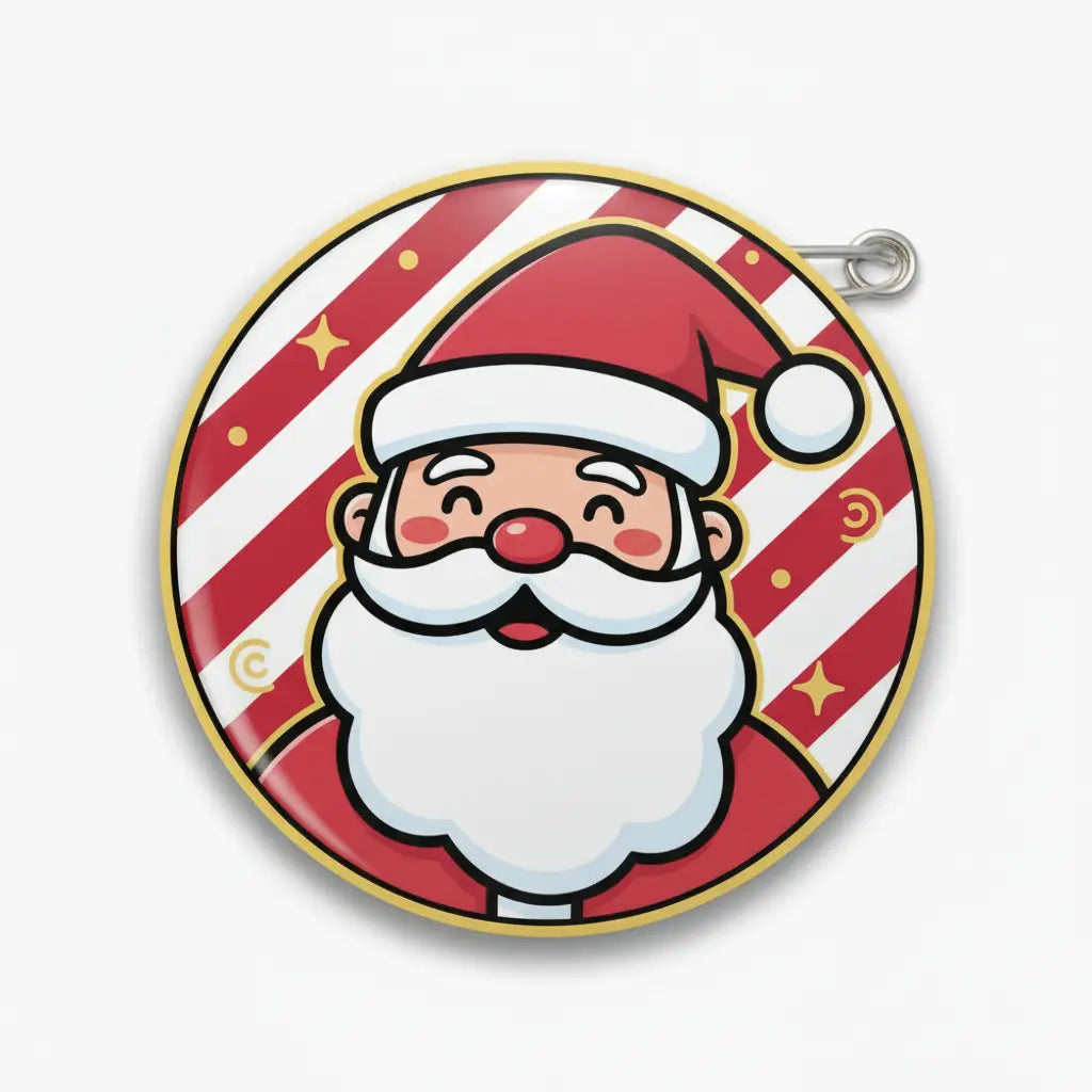 Mr Claus Pinback 2.25-inch