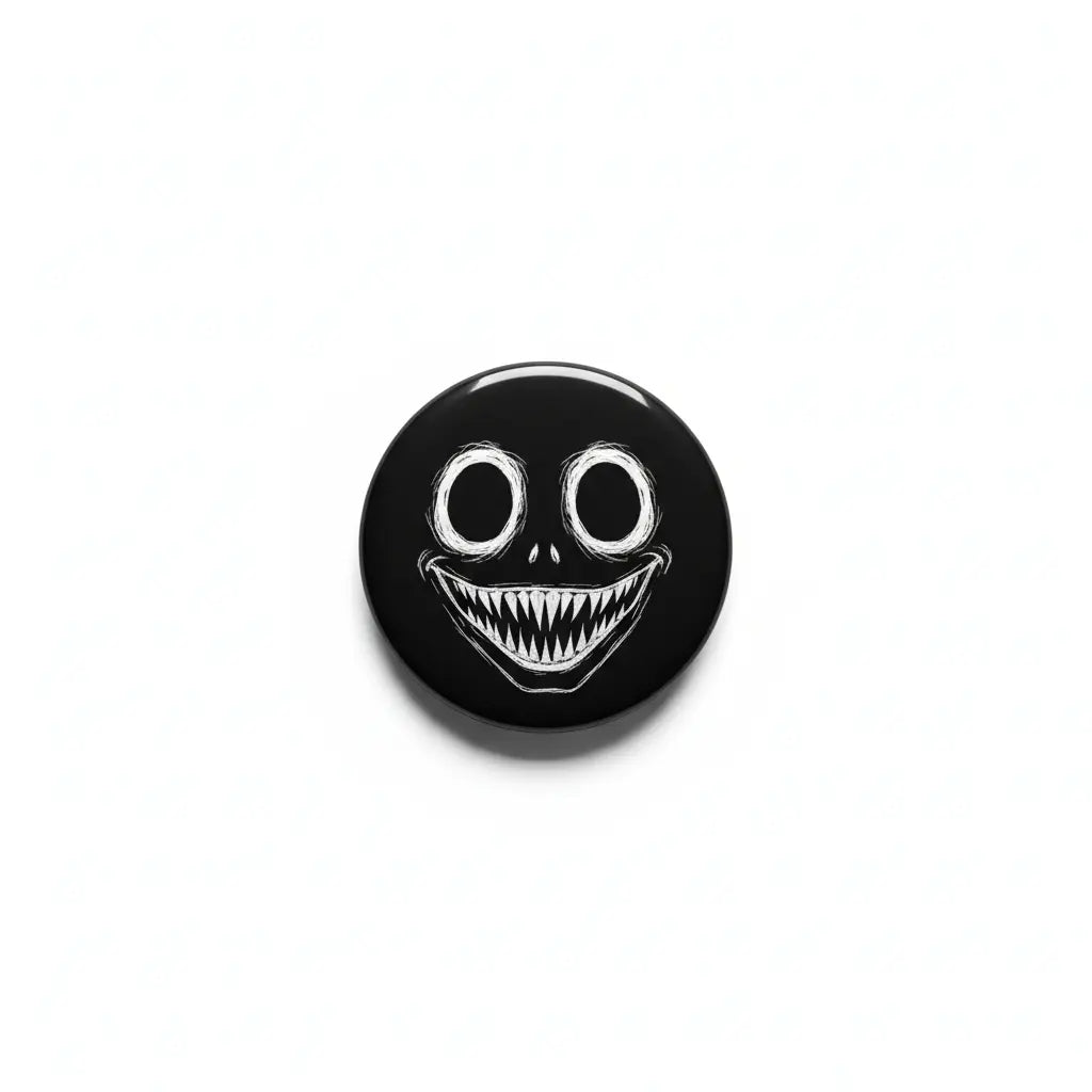 Mr Creepy - Black Pinback 2.25-inch