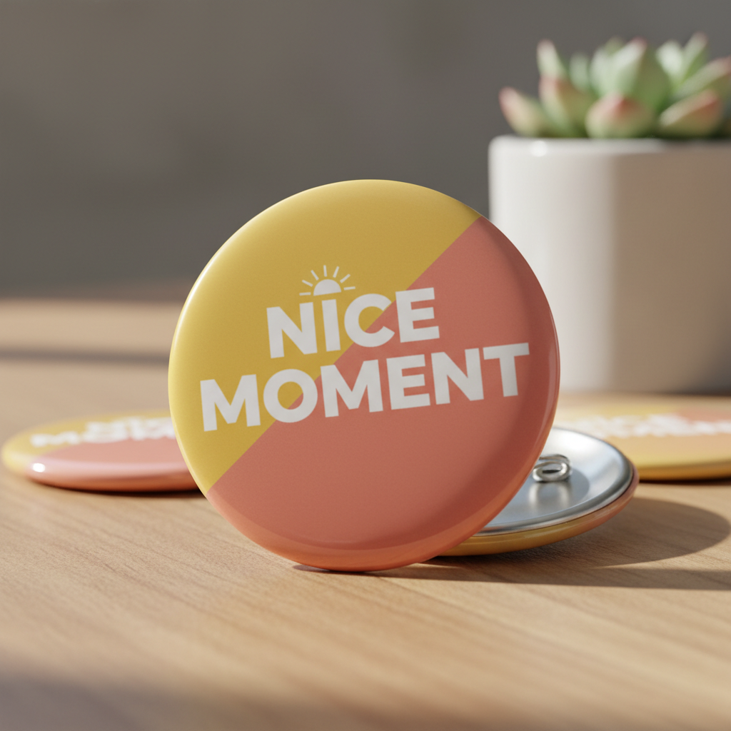 Nice moment Pinback 2.25-inch