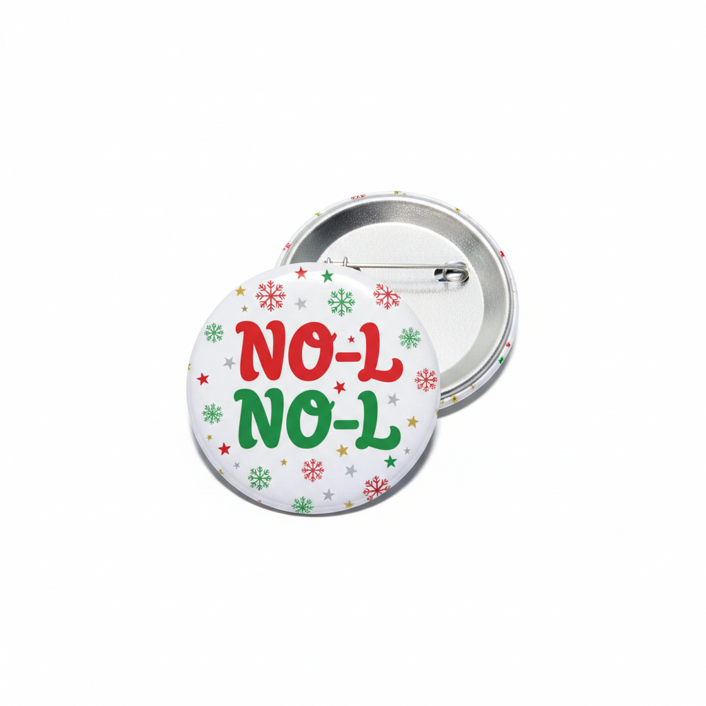 No el! No el! Pinback 2.25-inch