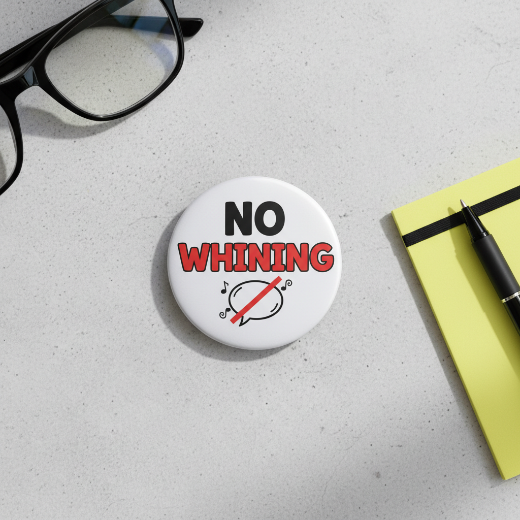 No Whining Pinback 2.25-inch