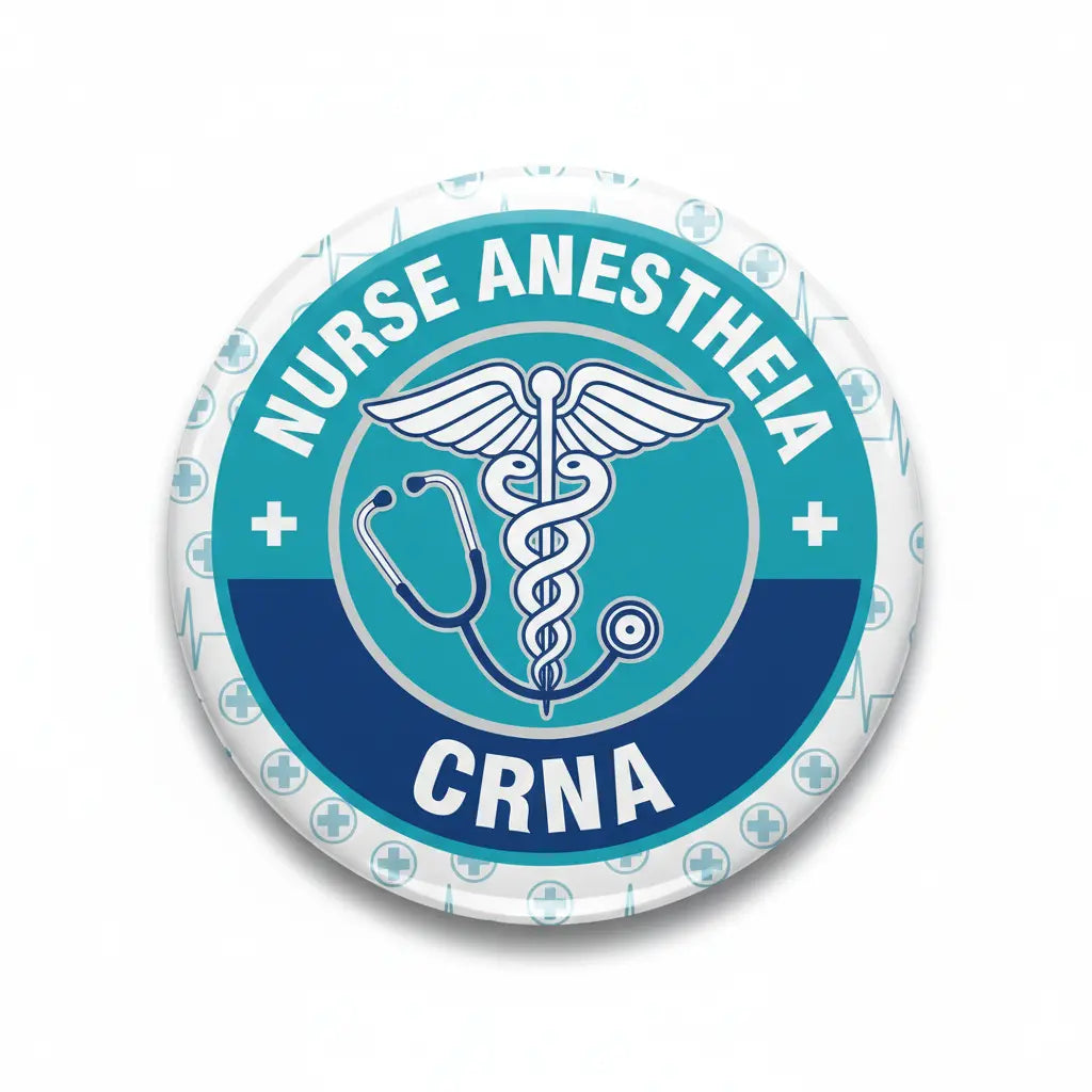 Nurse Anesthesia Practice Pin Button 2.25-inch - mypinbacks.com