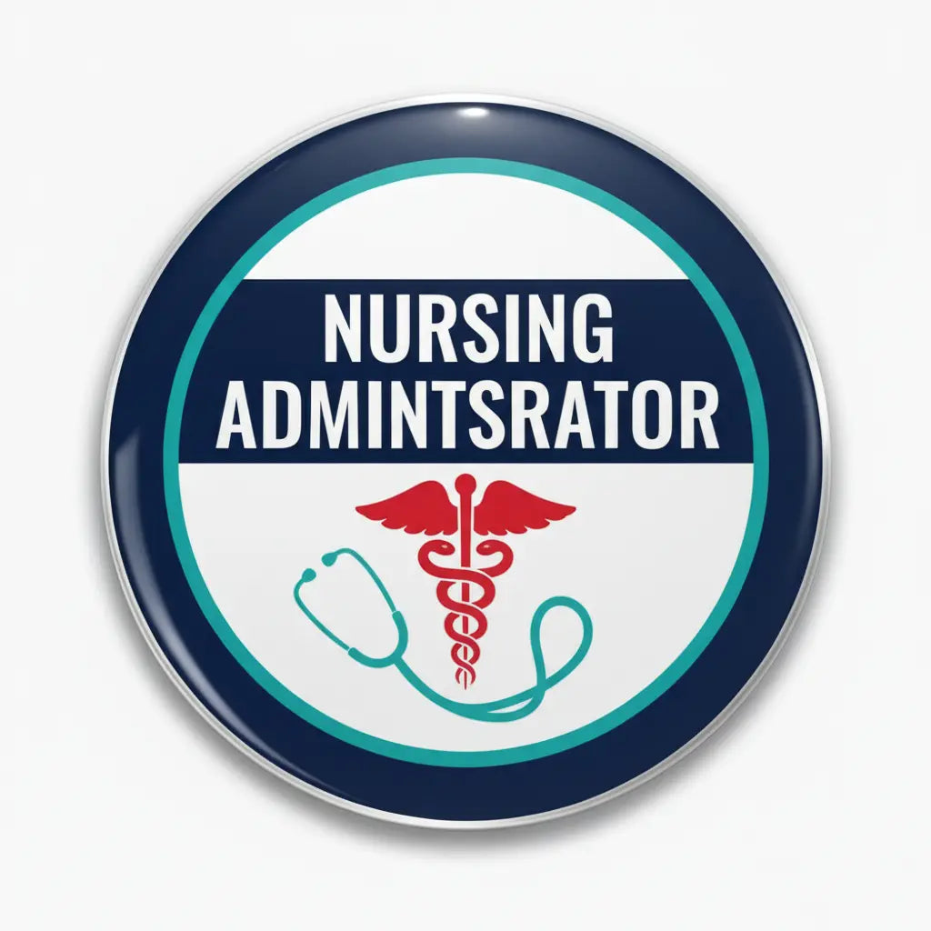 Nursing Administrator Pin Button 2.25-inch - mypinbacks.com