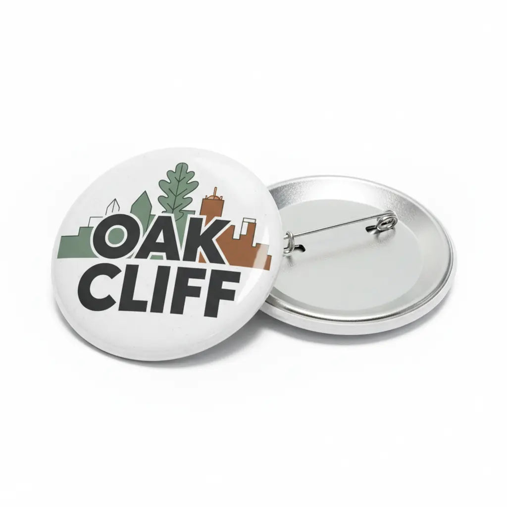 Oak Cliff Pinback 2.25-inch