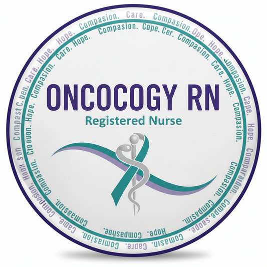 Oncology Registered Nurse Pinback 2.25-inch