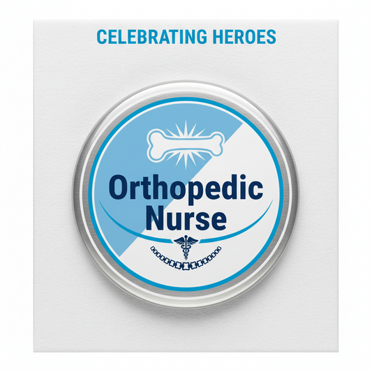 Orthopedic Nurse Pinback 2.25-inch