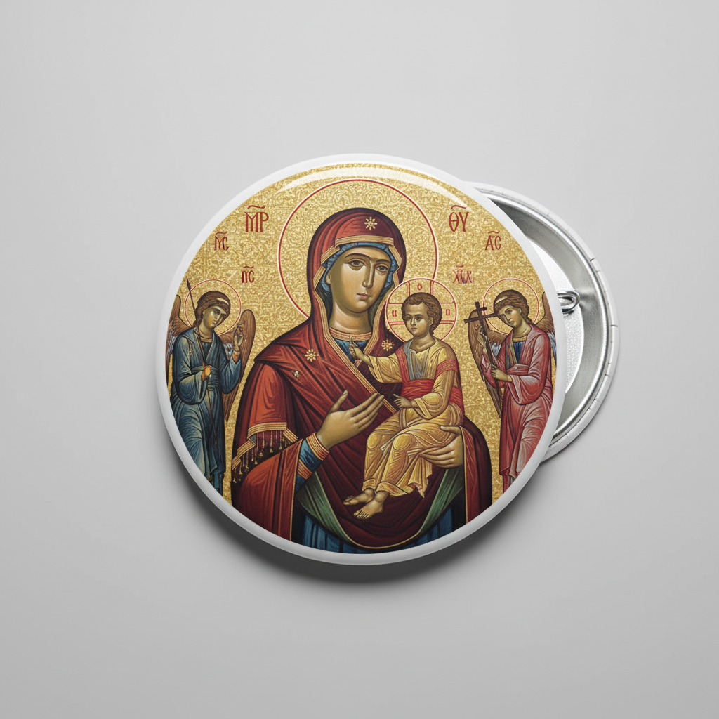 Our Mother of Perpetual Succour Pinback 2.25-inch