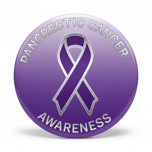 Pancreatic Cancer Awareness Pinback 2.25-inch
