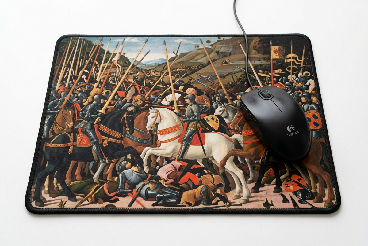 Paolo Uccello The Battle of San Romano Mousepad