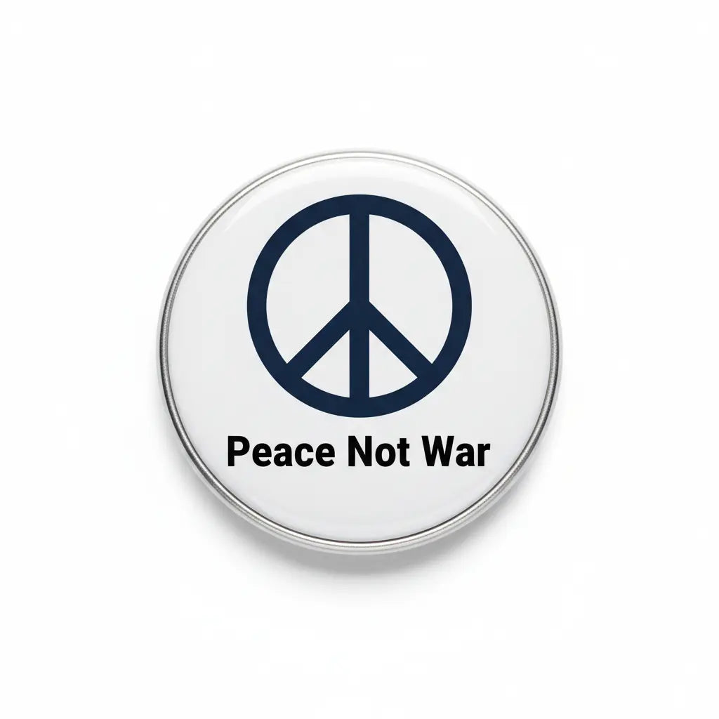 Peace not War Pinback 2.25-inch